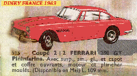 <a href='../files/catalogue/Dinky France/515/1963515.jpg' target='dimg'>Dinky France 1963 515  Farrari 250 GT Coupe</a>